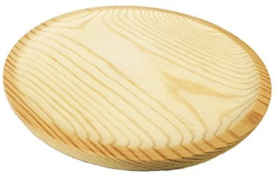 Acan Tradineur - Plato de Pulpo Redondo de Madera, diámetro 12 cm, Plato clásico, Tradicional para Servir Pulpo, Embutidos, quesos, Antibacteriano