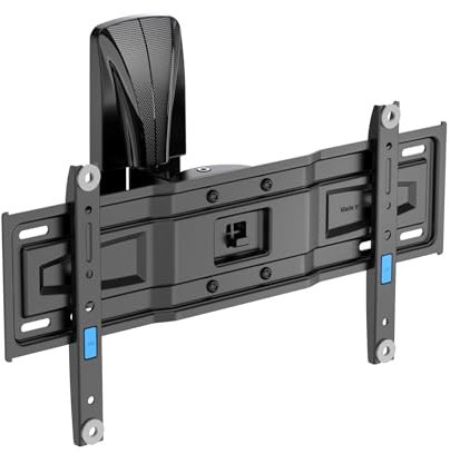 Meliconi Slimstyle Plus 400 Duo, Supporto TV Parete 32''-88'' VESA 200-300-400, Portata Max 60Kg, Rotazione Orizzontale ±20° e Verticale +10°/-5°, Sistema Tilt & Turn e Fast Block, Made in Italy