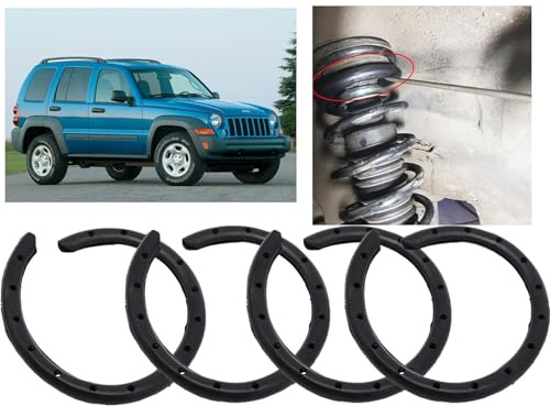 4PCS Universal Coil Spring Silencer Insulator Rubber Sleeve Front Rear Lower Suspension Noise Reducer Protector For Car Suv Van Truck