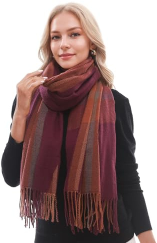PIOYMEYA Sciarpa Donna Invernale Foulard Autunno Sciarpe Grande Pashmina Stola Scialli