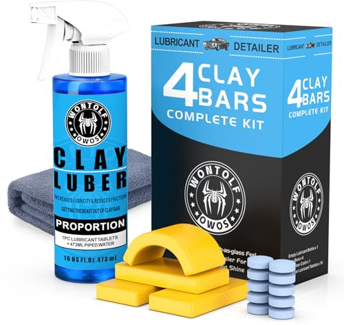 Wontolf Complete Clay Bar Kit, Car Detailing Kit for Car