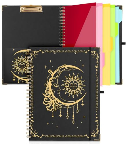 Cenvialuxy Porte Bloc A4 avec Pince, Planchettes À Pince et Porte-Formulaires, Porte Document avec Couvercle, Support Feuille avec Pince A4, Dossier Rangement Documents pour École, Bureau