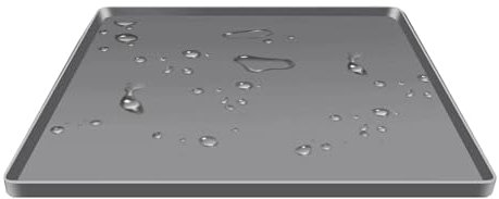 Huxibai Tapis de réfrigérateur,Plateau à goutte en silicone pour réfrigérateur - Plateau imperméable antidérapant sous appareils ménagers, accessoire de réfrigérateur réutilisable pour protection