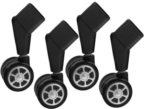 Uonlytech 4pezzi Rotelle Ricambio Per Sedie Ufficio Rotelle Silenziose Per Mobili Ruote Girevoli Compatibili Con Pavimenti Tappeti