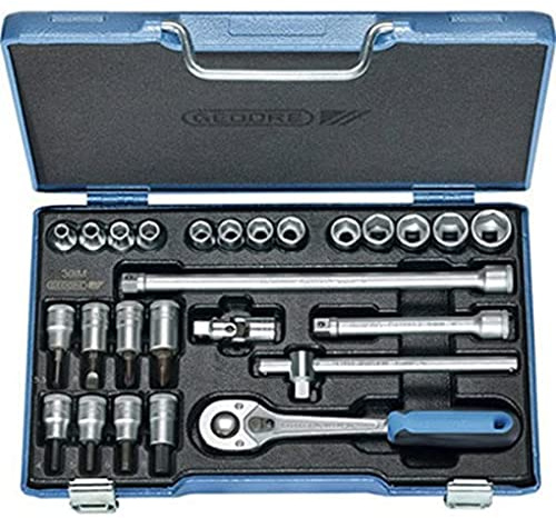 GEDORE 30 IMU-10 Steckschlüssel-Satz 3/8' 26-TLG 6-Kant IN-is-PH