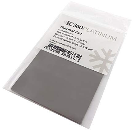 EC360® PLATINUM 16,6W/mK Wärmeleitpad (50 x 50 x 1,5 mm)