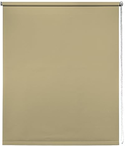 Taupe Thermal Blackout Roller Blind - 125cm width x 165cm drop | Taupe thermal blackout roller blind. 125cm width x 165cm drop. Suitable for recess or face fitting. Energy efficient.