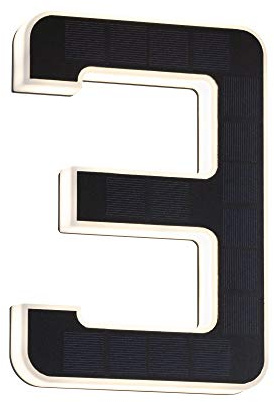 Paulmann 79844 Solcells-husnummerbelysning 0.20 W Varmvit Svart