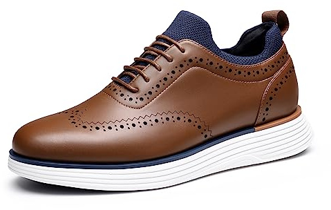 Bruno Marc Hommes Chaussures Ville Oxfords Derby,Marron,47