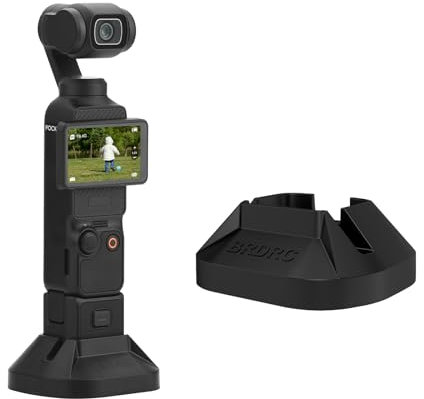 BRDRC OSMO Pocket 3 Support Base - Non-Slip Adapter for DJI OSMO Pocket 3 Combo, Desktop Stable Gimbal Camera Mount