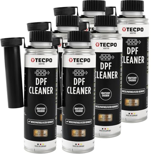 TECPO 6x Partikelfilter Reiniger Diesel DPF, 300ml DPF Diesel Reiniger Additiv Zusatz Kraftstoffzusatz Dieselpartikelfilter Reiniger Dieselkraftstoffadditiv