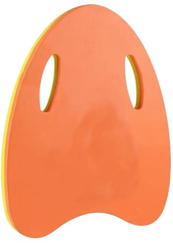 Valicaer Tavola da Nuoto,Galleggiati da Nuoto con Manico Tavoletta da Nuoto Allenamento Kickboard Piscina Nuoto Accessori Tavola Galleggiante da Allenamento per Piscina Kickboard da Nuoto (Arancione)