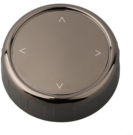 EasyByMall Multimedia Pulsante Manopola Copertura per BMW E60 E70 E71 E72 E66 IDrive Centrale Pulsanti di Controllo Interruttore Copertura Pulsante di Ricambio Accessori