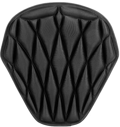 Sitzkissen Für Motorrad - Hoch Elastische Motorrad Sitzauflage,Komfort Stoßdämpfung Weiche 3D Sitzunterlage Für Lange Fahrten & Sitzkomfort