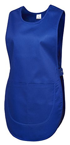 Uneek clothing Delantal de Trabajo para Mujer, Color Azul Real, Extragrande