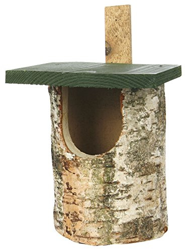 Cj Birch Log Nest Box Open Front (fsc)