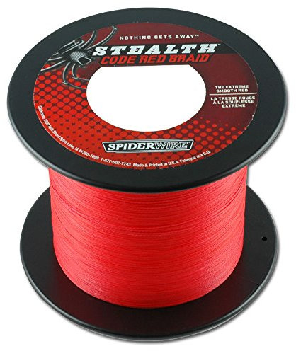 Spiderwire Stealth Code Red 1m 0.10mm Geflochtene Schnur