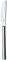 WMF Palermo Menümesser mono 23,2 cm, Monobloc-Messer, Cromargan Edelstahl poliert, glänzend, spülmaschinenfest