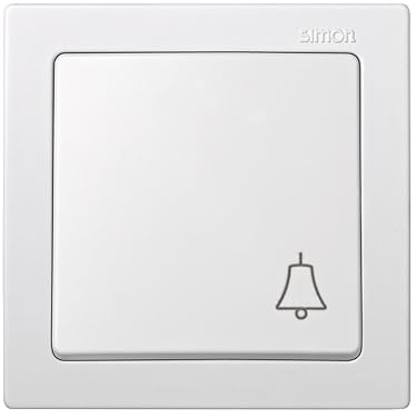 Simon M113487 - Pulsador campana blanco 73