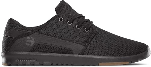 Etnies Herren Scout Sneaker, Schwarz (544-black/black/gum), 42.5 EU(8.5 UK)