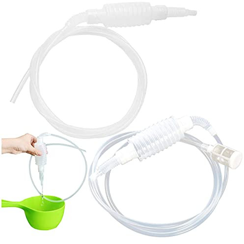 Sifón de Cerveza 2 Piezas Filtro de Sifón Manguera de Tubo de Sifón 2m Elaboración de Vino Bomba Tubo de Sifón De Plástico Sifón Cerveza Plastico para La Producción de Vino Cerveza