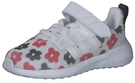 Adidas Unisex Baby Fortarun 2.0 EL I Shoes-Low (Non Football), FTWR White Zero Met Better Scarlet, 19 EU