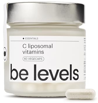 Vitamina C Liposomiale Pura 520 mg Integratore Alimentare con Vitamin C 60 Capsule Vegan Senza Glutine e Lattosio be levels