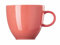 Thomas Sunny Day Soft Red Espresso-/Mokka-Obertasse - Kleine Tasse aus Porzellan für Espresso, Kaffeetasse, Porzellantasse Mokka Kaffee, Spülmaschine, Mikrowelle, Ø 6,2 cm, Höhe 5,5 cm, 0,08 l, rot