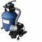 Karibu Sandfilteranlage Groß, 30cm Filterkessel + 25kg Quarzsand, 6500-9960 l/h Pumpe, Poolfilter für Schwimmbecken, 230V Anschluss, Einfache Reinigung und Wartung,blau Hochwertige Wasserqualität