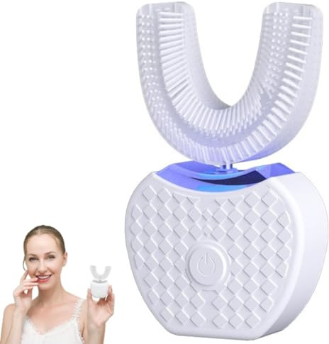 Brush - Brosse À Dents Automatique SensePro Brosse À Dents Électrique Électrique À 360° À Ultrasons Pour Adulte (Blanc)