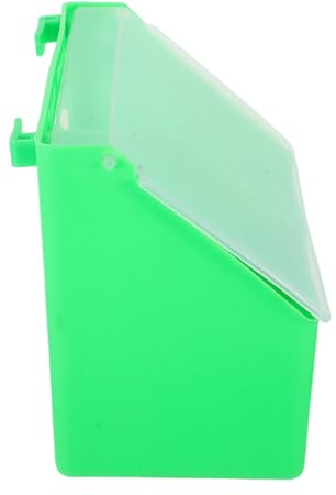 FIXOSHEE Distributeur de Nourriture pour Pigeons Suspendu avec Couvercle Double Compartiment Anti-Renversement Capacité Résistant et Gain de Place pour Cage à Oiseaux et Confort des