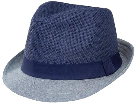 Döll Jungen Strohhut Kappe, per Pack Blau (Bijou Blue|Blue 3080), 55 (Herstellergröße: 55)