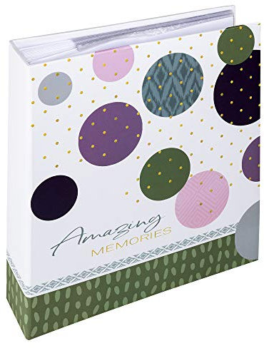 walther design Album Fotografico Verde 200 Foto 13 x 18 cm memo File Amazing Memories ME-487-A