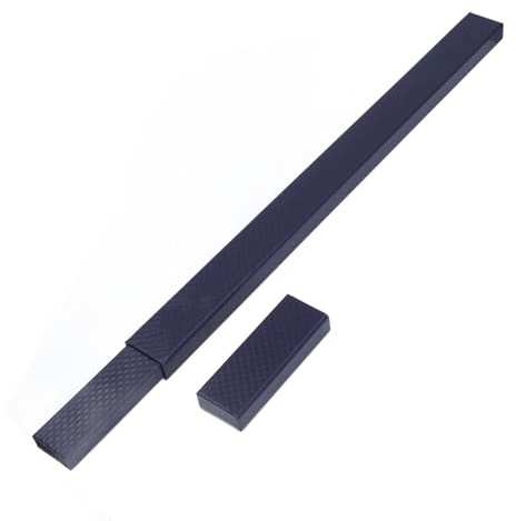 Étui pour Archet de Violon, Boîte de Protection en Carton Rigide, Conception Universelle Légère pour Archet de Violon Alto et Violoncelle (BLUE)