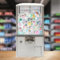 Kaugummiautomat,Kommerzielle Süßigkeiten Gumball Maschine,Kapselautomat mit Schlössern,Kommerzieller Kaugummiautomat für Süßigkeiten,für Runde Kapseln, Gummibälle, Hüpfbälle Bonbonautomat(White,10 PEN