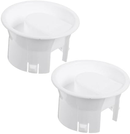 Mobestech 2 Piezas Tapas de Repuesto para Jarras de Agua Cubiertas de Plástico Reutilizables Lids Resistentes y Prueba de Fugas para Garrafas de Agua Accesorios Prácticos para