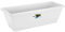 Elho Barcelona Trough 50 - Fioriera per Balcone esterno - Ø 49.8 x H 16.0 cm - Bianco/White