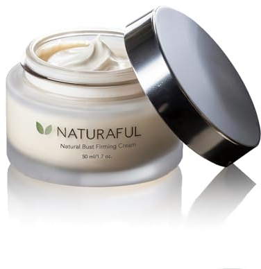 NATURAFUL - (1 JAR) Breast Enhancement Cream - Natural Breast Enlargement, Firming and Lifting Cream | Trusted by Over 100,000 Users & Includes Handbook | $94 Value Bundle