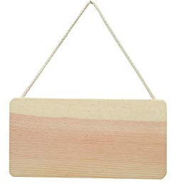 Artemio Plaque en Bois à Suspendre et à Décorer 21 x 1 x 11 cm