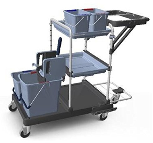 Vileda Origo 300 FX A - Carrello per la pulizia, 120 x 40 x 60 cm