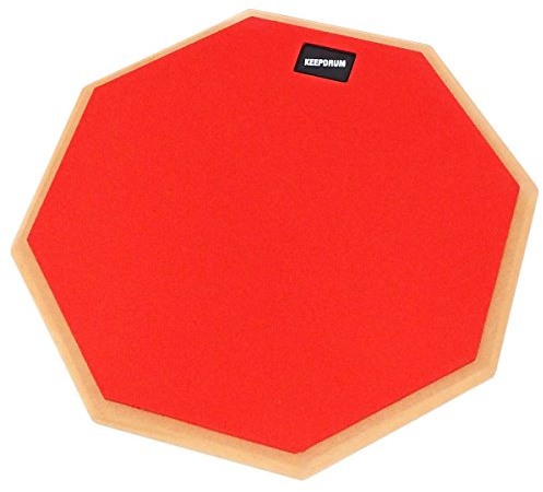 keepdrum DP-RD12 Drum Practice Pad Rot Übungspad 12 Zoll