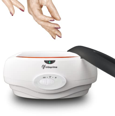 OrtoPrime Paraffinbad für Hände und Füße – 3L Wachsbad für Parafintherapie bei Arthrose & Schmerzen – Professionelles Paraffin Handbad – Parafinbad für Reha, Pflege & Thermotherapie