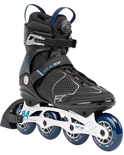K2 Skates Herren Inline Skates F.I.T. 84 BOA, Grey - Blue, 30G0615.1.1.075