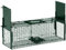 Outsunny Piège Vivant Piège de Capture dim. 60L x 18l x 20H cm pour Petits Animaux Type Les Rats et Les Souris - 2 entrées + poignée - métal Vert