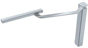 Tesa Assa Abloy DC630G-L-EV1 Cierrapuertas Vertical con tecnología CAM-Motion y guía Deslizante, Plata, DC630G