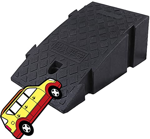 Rampe de Chargement, Portable Antidérapantes Rampes de Seuil Légère Rampe De Bordure, Multifonction Rampe Plastique pour Allée Trottoir Voiture Camion Scooter Vélo Moto