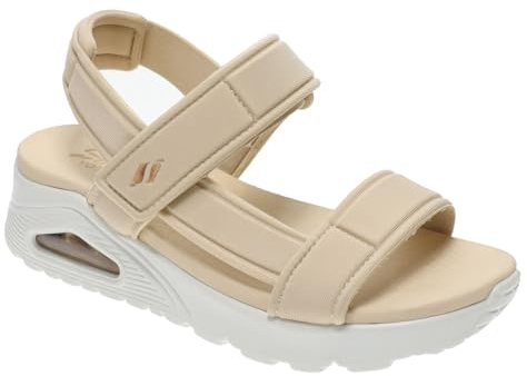 Skechers Sandali UNO SUMMER STAND2 Donna, Nylon naturale, 39 EU