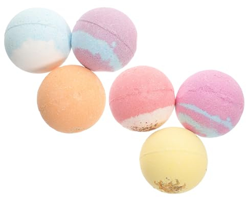 EXCEART 6piezas Bolas De Baño Aromáticas Esferas Efervescentes Para Baños Relajantes Hidratantes y Aromáticos Para y Cuidado Personal