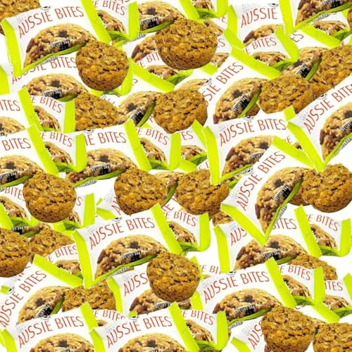 Traditional Aussie Bites 26g – Individually Wrapped Muffin Snacks - Rolled Oat, Fruit & Seed Snack Bites (20 x Pack, Aussie Bites)
