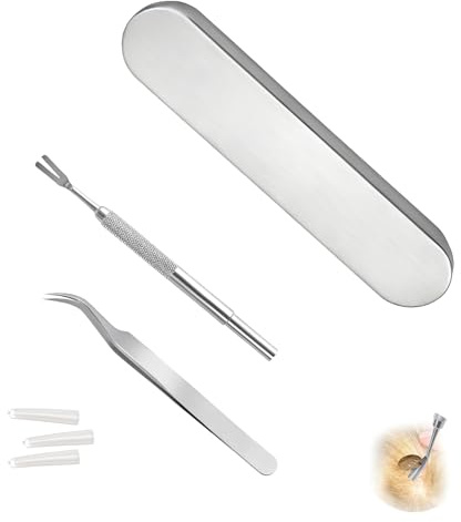 Zuahaly Kit De Pinzas para Garrapatas De Acero Inoxidable – Herramientas De Eliminación Segura para Todos Los Tamaños De Garrapatas En Personas, Perros Y Gatos – Protección Efectiva contra Garrapatas